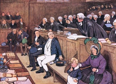 Gentlemen, What Does This Mean Chops and Tomato Sauce, Yours Pickwick! by Cecil Charles Windsor Aldin